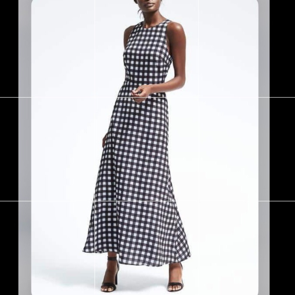Banana Republic flowy maxi dress